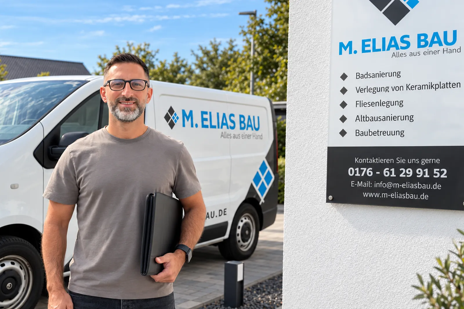 Meikel Elias, Inhaber von M. Elias Bau in Ganderkesee